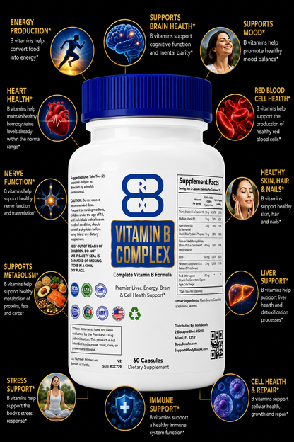 Vitamin B Complex – 60 Count
