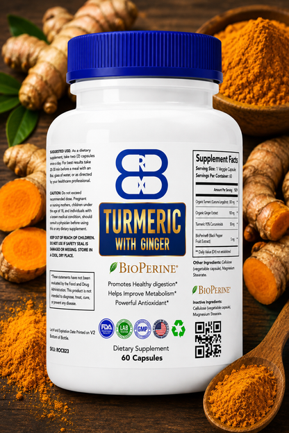 Turmeric with Ginger – 60 Count