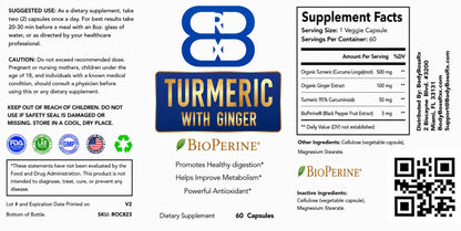 Turmeric with Ginger – 60 Count