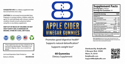 Apple Cider Vinegar Gummies – 60 Count